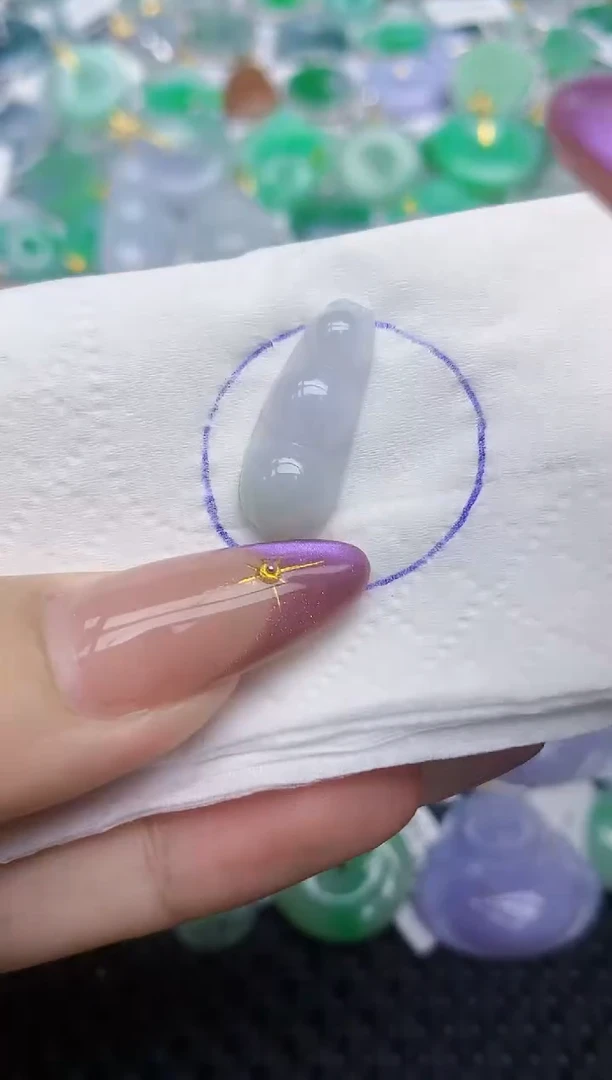 翡翠未镶嵌颈饰   天然翡翠A货  百元以上9米证书费自理