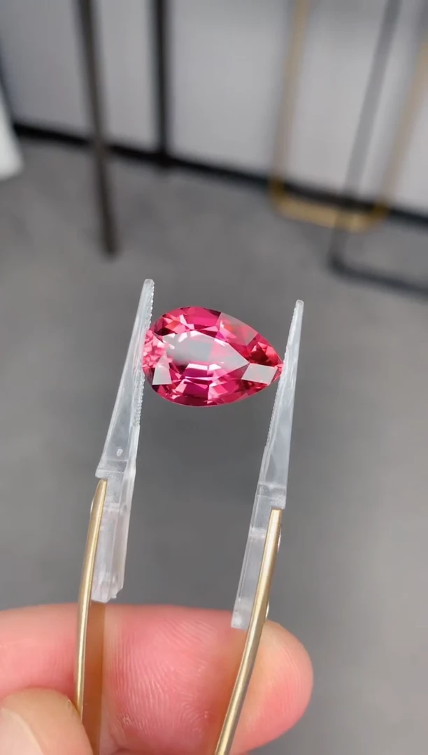 未镶嵌裸石碧玺9.2ct 粉碧玺 定制