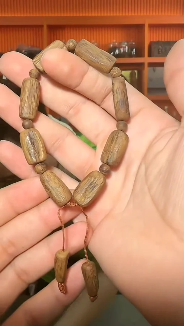 沉香手串234号单圈红土13g多样性发一