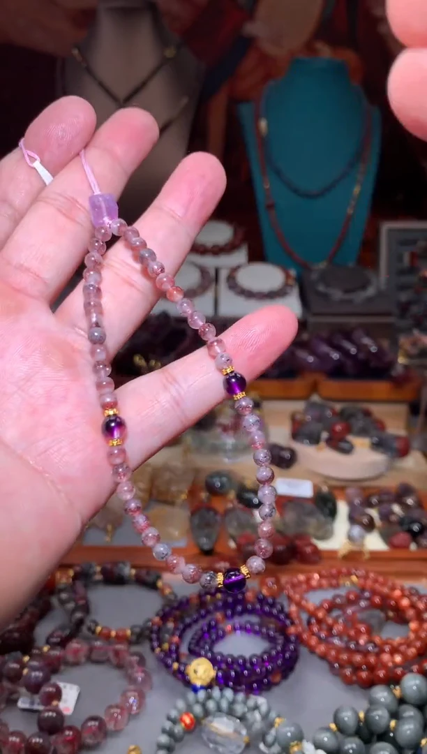 未镶嵌珠宝半成品水晶金草莓手机挂