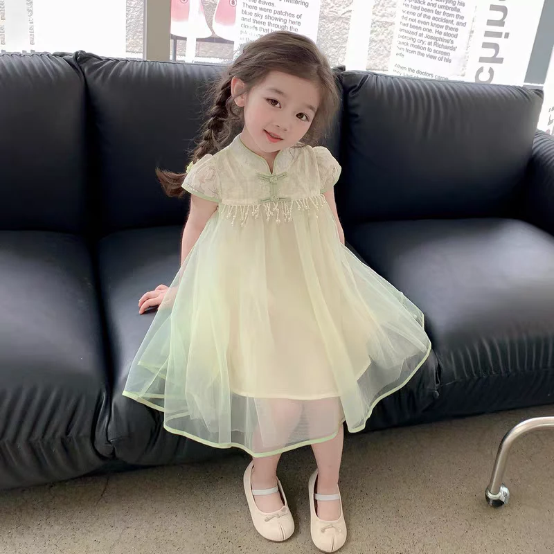 现货[公主裙]SC162女童夏季2025新款公主裙连衣裙