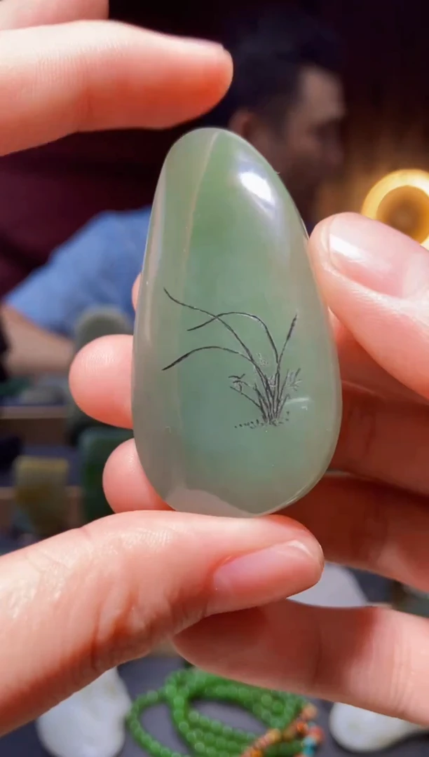 和田玉未镶嵌摆件yc