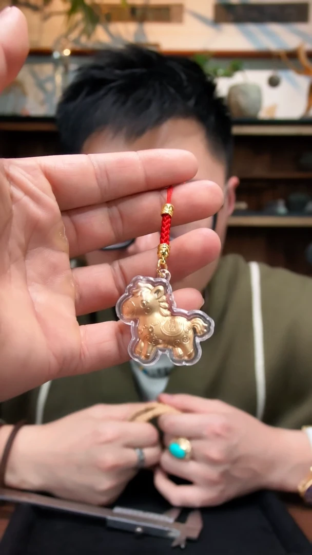 非金属亚克力小马手机挂MY