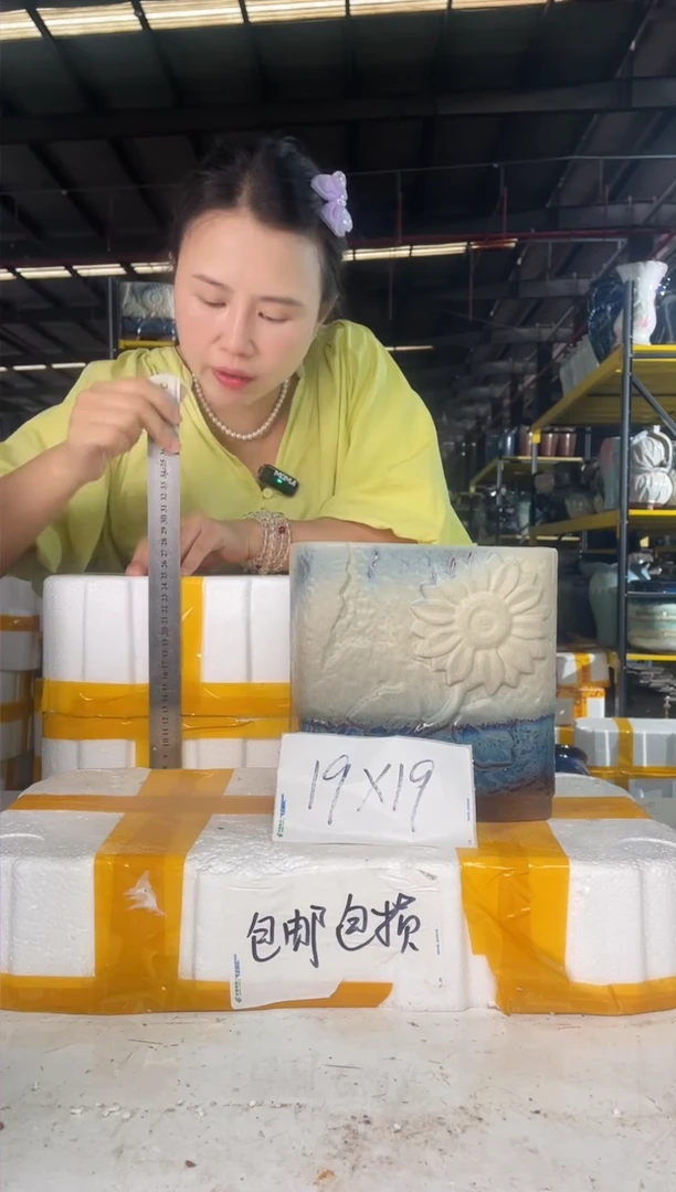 宜兴紫砂粗陶花盆19/19