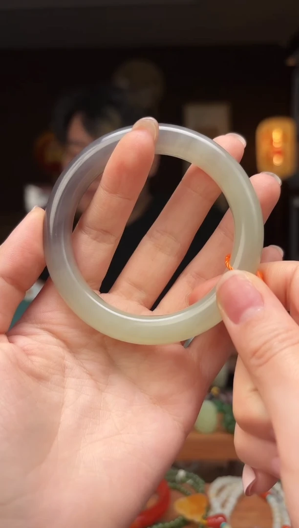 未镶嵌和田玉把件恰**宝ss37-手镯 59mm