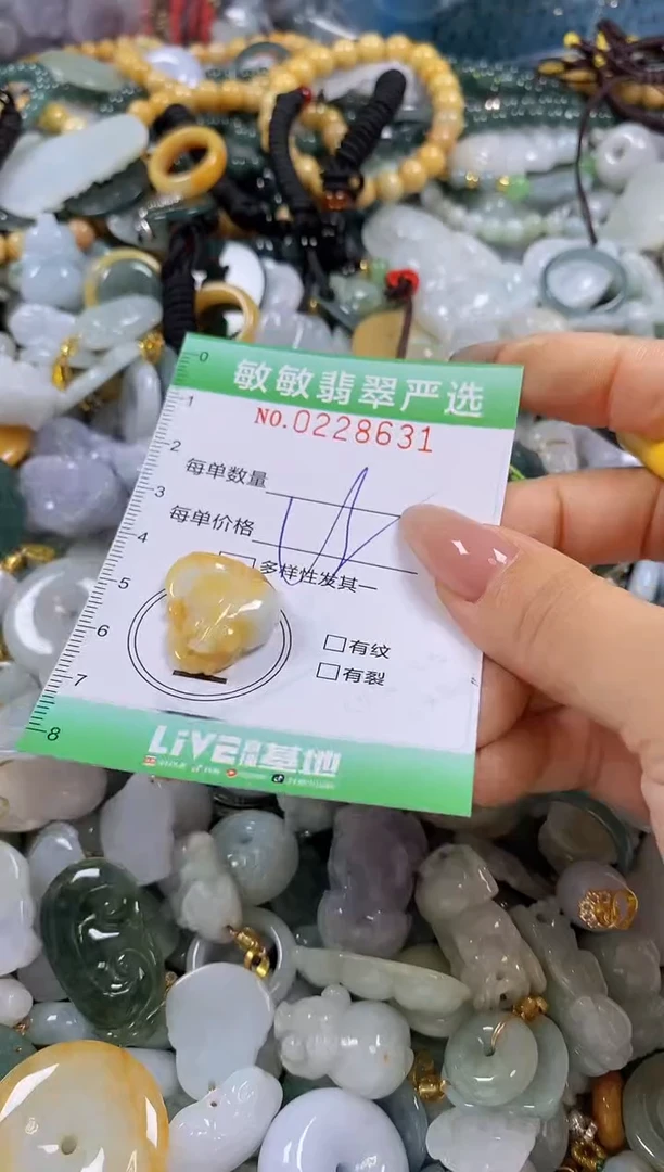 翡翠未镶嵌颈饰闪购0228631