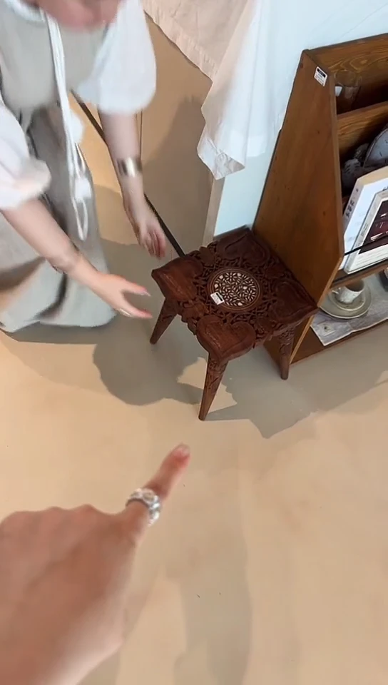 茶道摆件0000花木凳2268