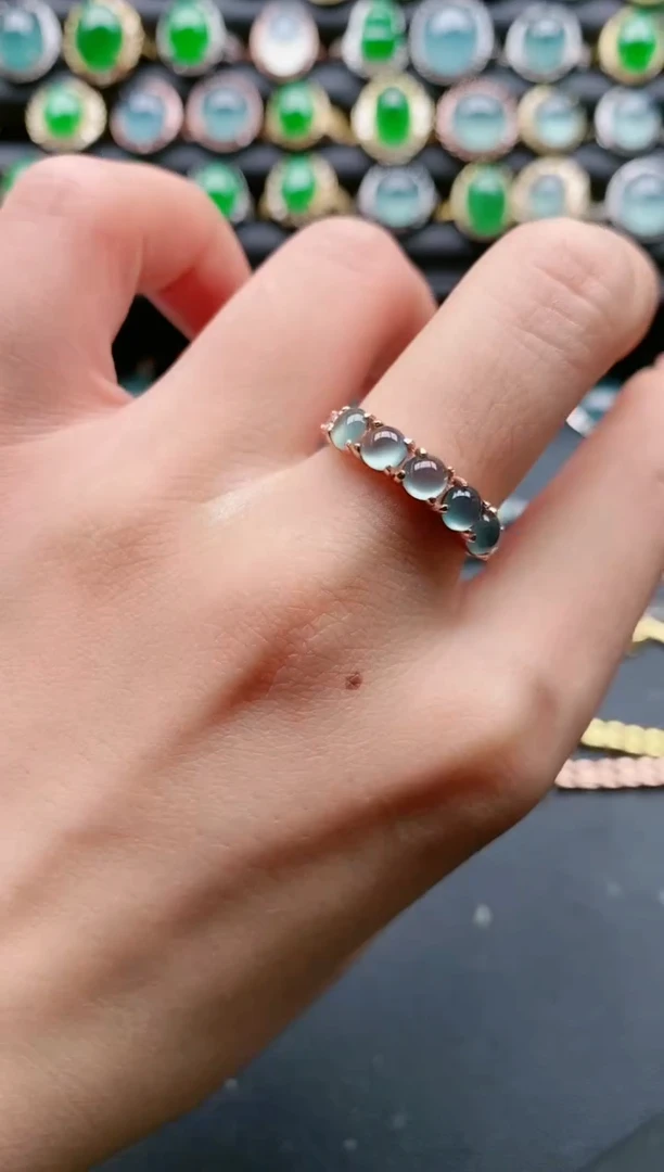 【闪购商品】翡翠戒指银S925镶嵌11111