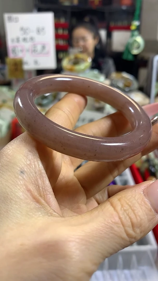 未镶嵌手镯石英质玉2 54+