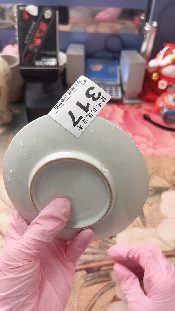 手工艺品琉璃用****2白瓷  瓷盘