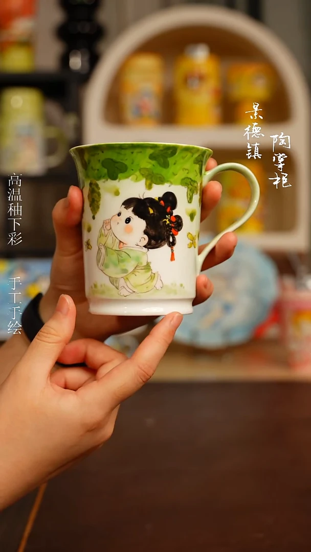 景德镇高温釉下彩纯手工手绘115