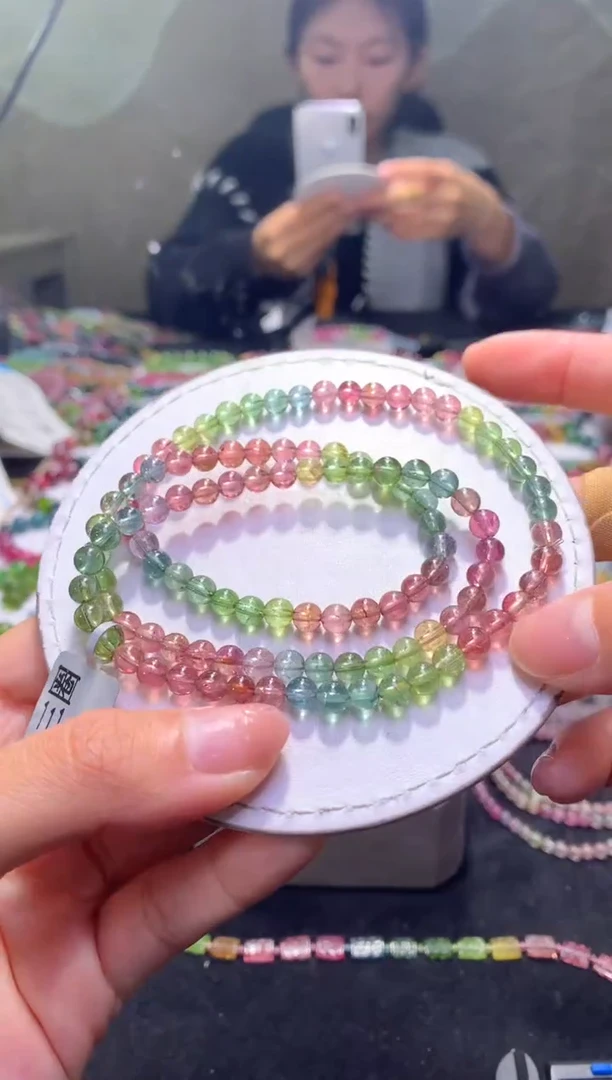 未镶嵌手串碧玺A37【天然碧玺】