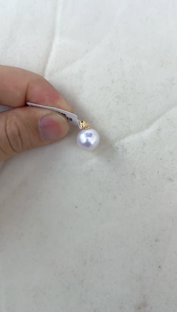 【闪购商品】淡水珍珠颈饰18K金镶嵌吊坠