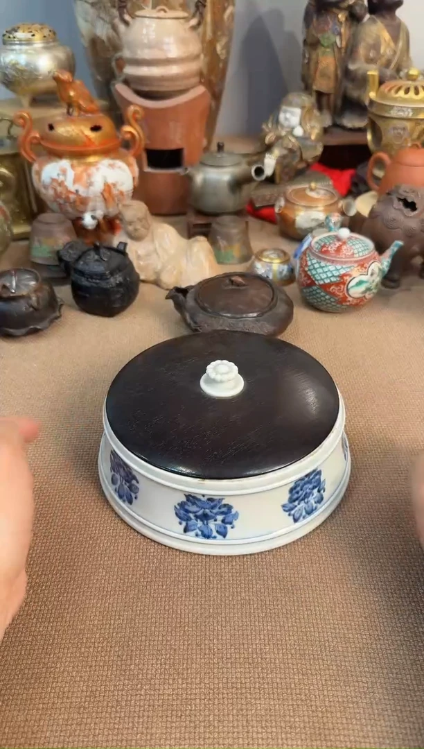 卧游堂青花砚台啊啊