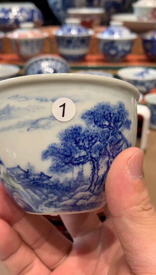 杯子1青花山水缸杯zjs102