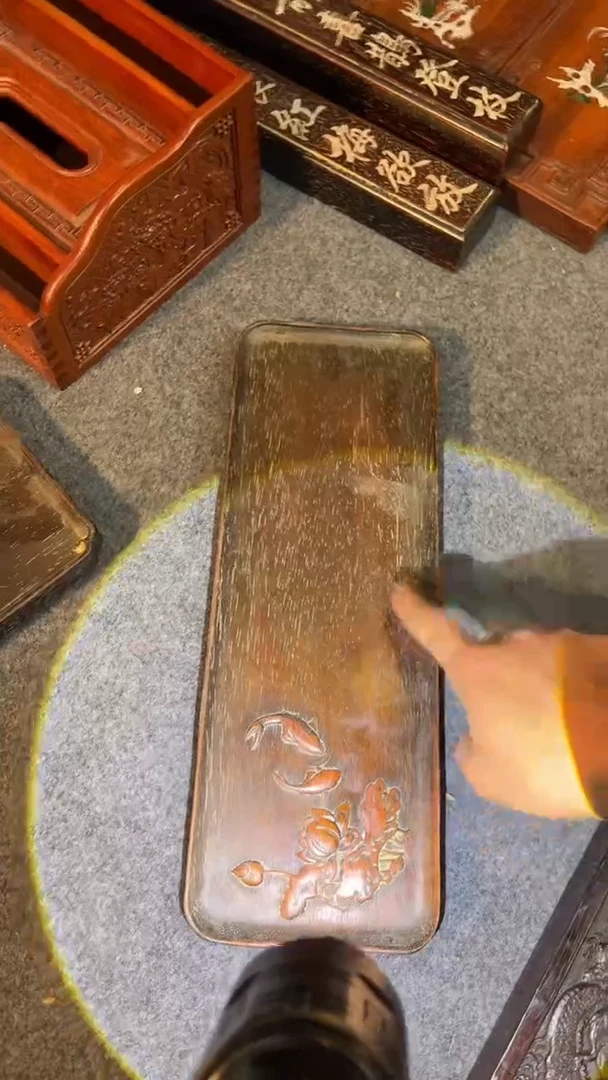 【闪购商品】非洲紫檀（红花梨）赏盘