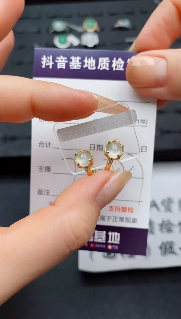 翡翠银S925镶嵌颈饰...........