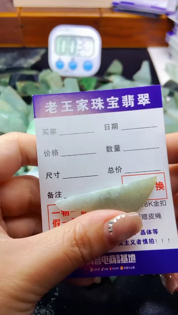 【闪购商品】翡翠颈饰未镶嵌料子