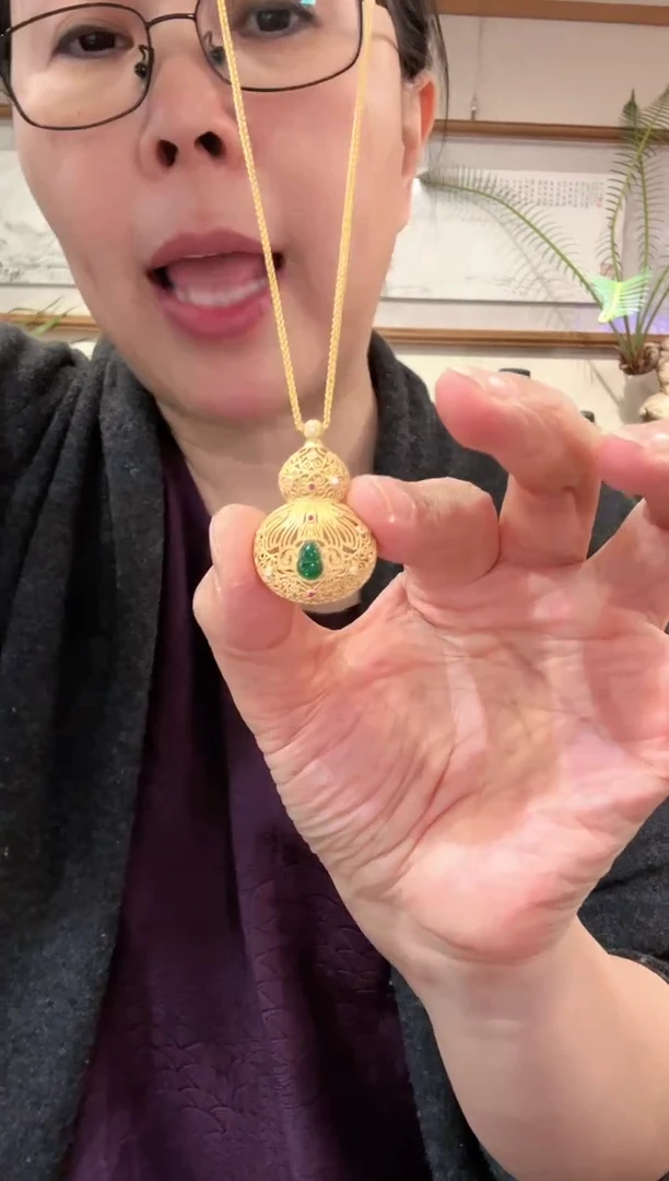 【闪购商品】翡翠颈饰银S925镶嵌国风