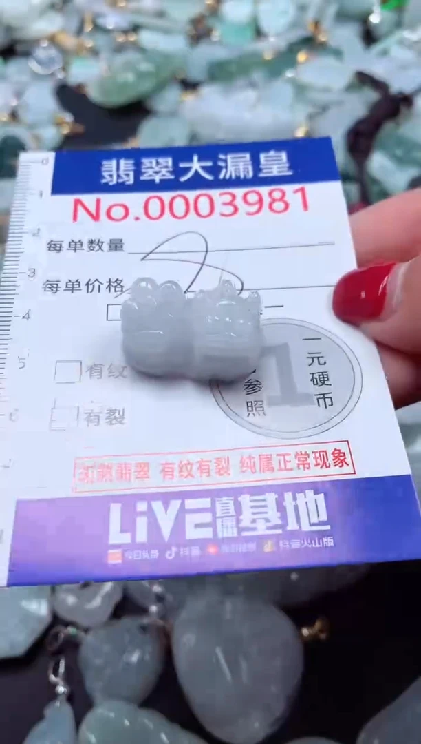 颈饰未镶嵌翡翠3981