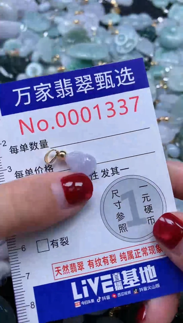 吊坠(不含链)未镶嵌翡翠1337