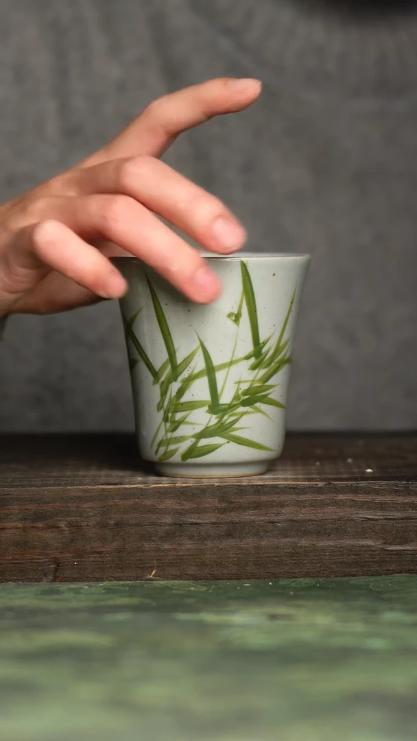 【闪购商品】杯青诗手工手绘瓷器
