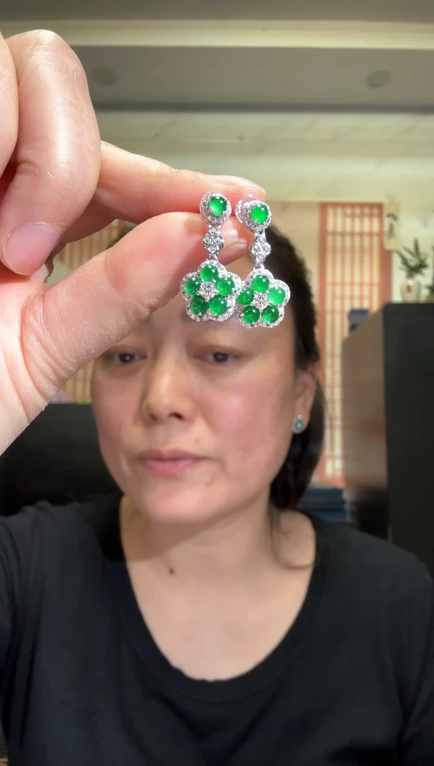 颈饰银S925镶嵌翡翠次**开00005244