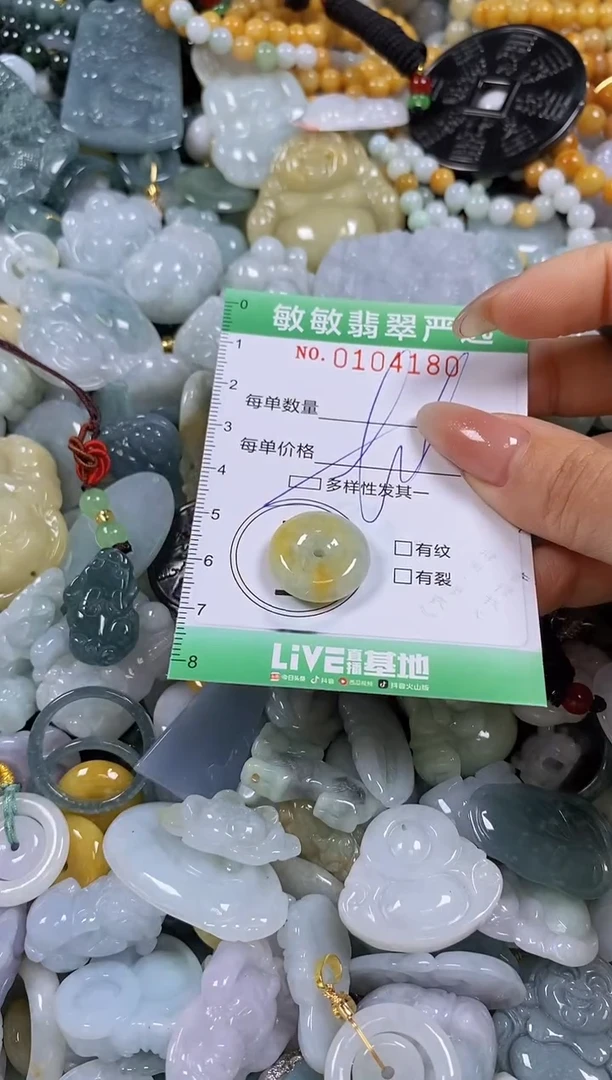 【闪购商品】翡翠颈饰未镶嵌闪购0104180多样性发其一