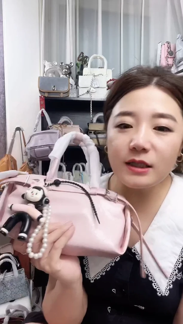 小牛剖层皮革福利款女士单肩包包