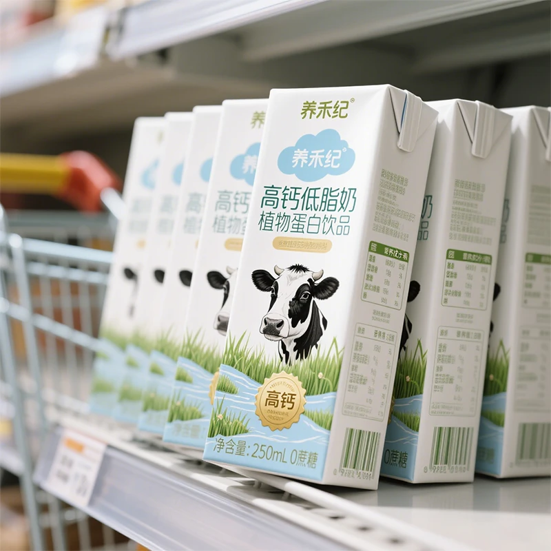 【冬日热奶】高钙低脂奶250ml*10盒成人营养早餐奶饮品整箱批发