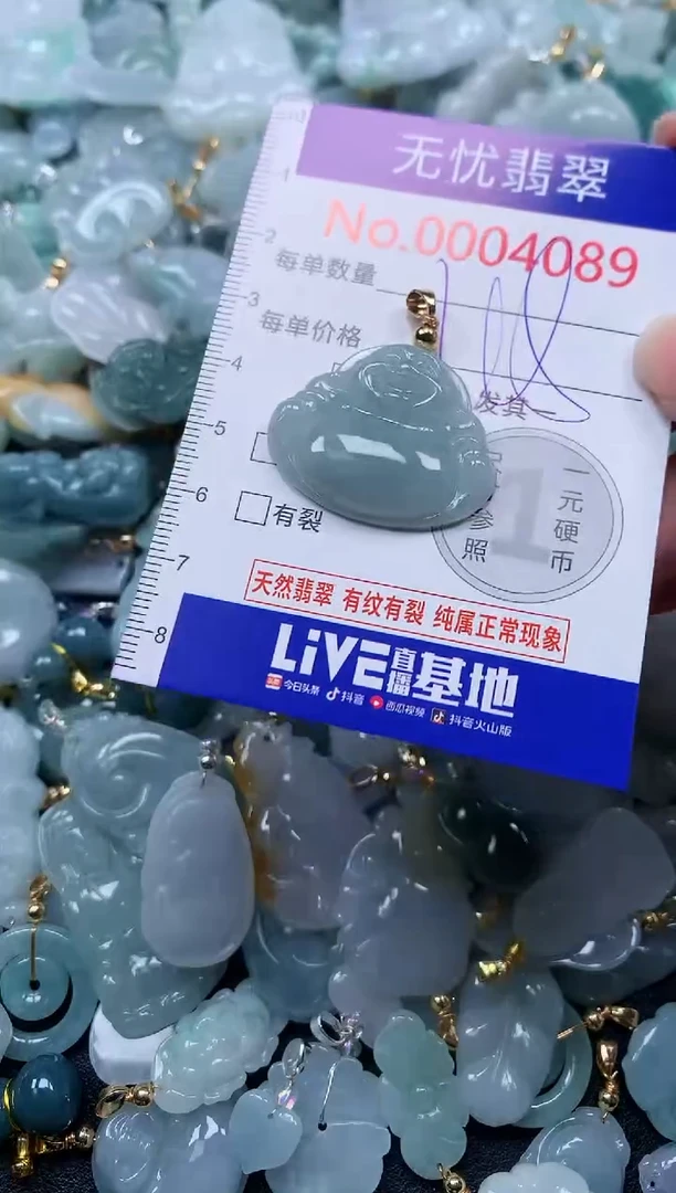颈饰未镶嵌翡翠4089