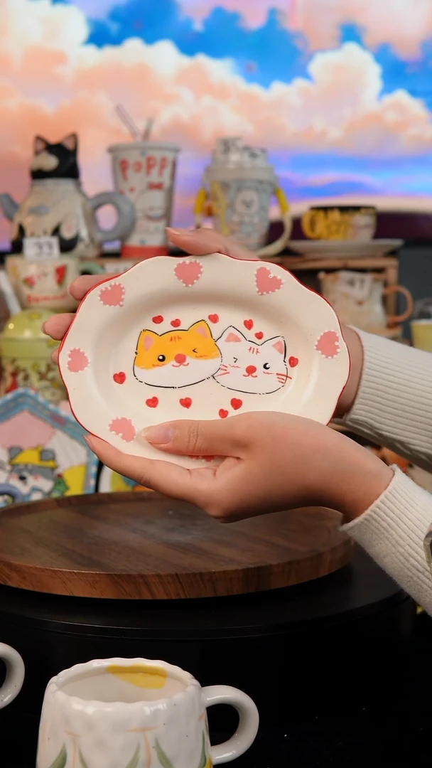 陶瓷双饮款景德镇手工陶瓷