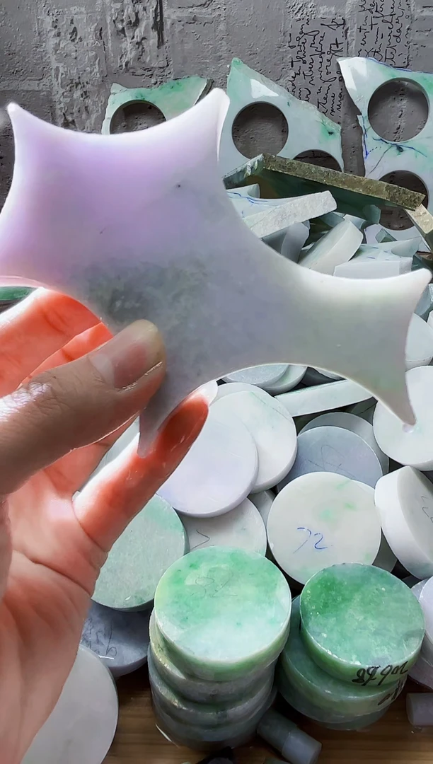 裸石翡翠天然翡翠A货474