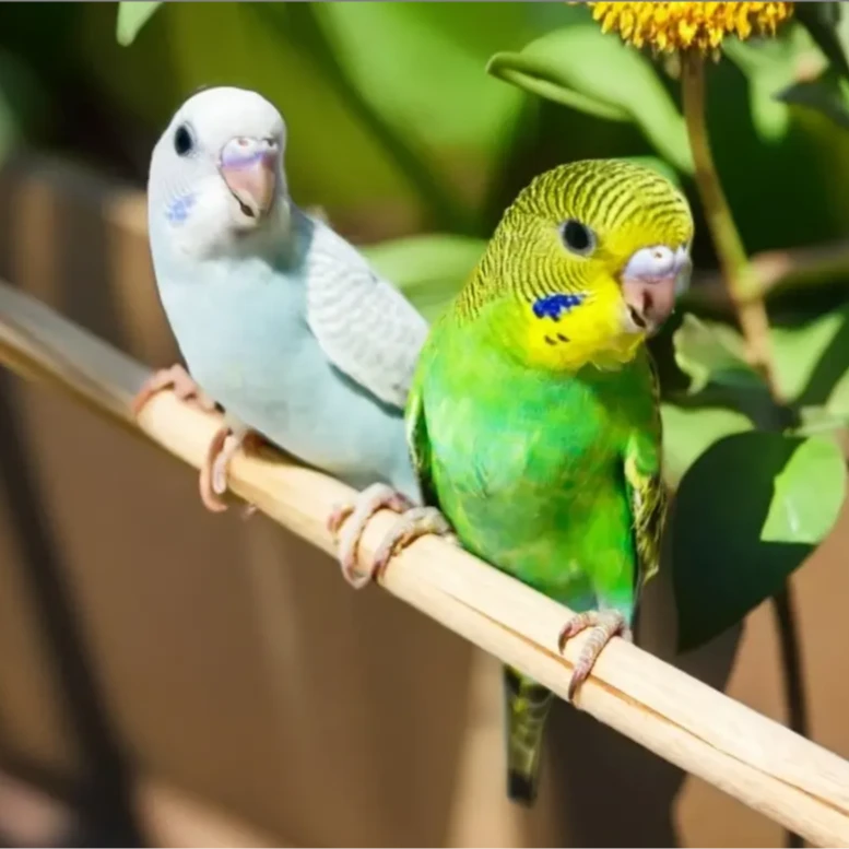 手养虎皮鹦鹉可上手不咬人能认主温顺可教说话适合家养