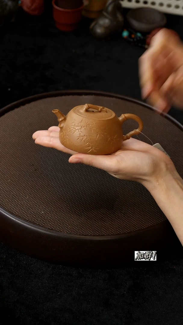 茶壶紫砂CCF711203降坡泥竹君130cc