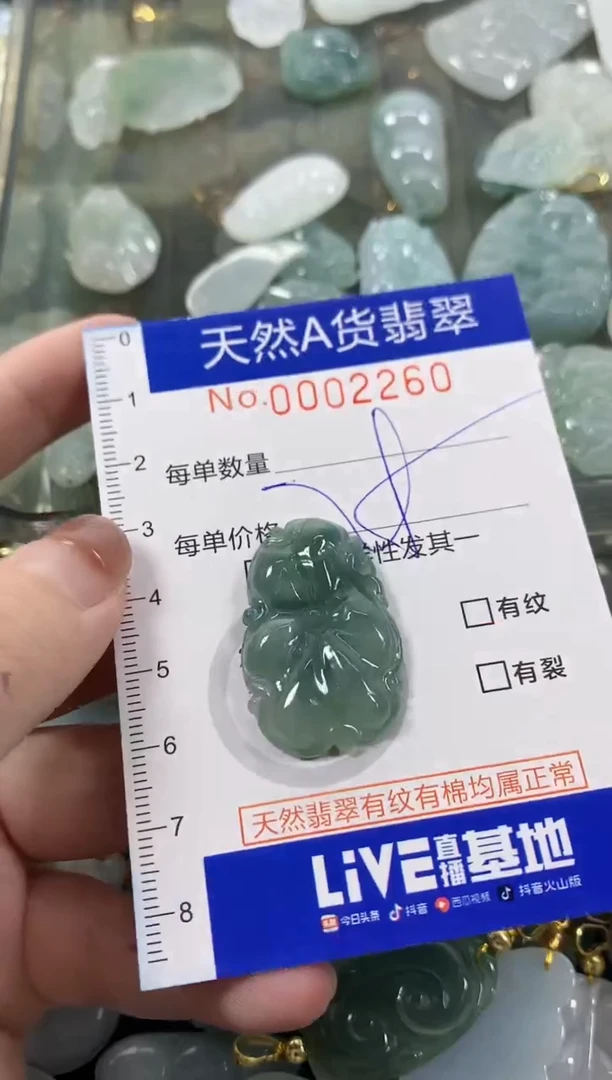 颈饰未镶嵌翡翠天然A货翡翠