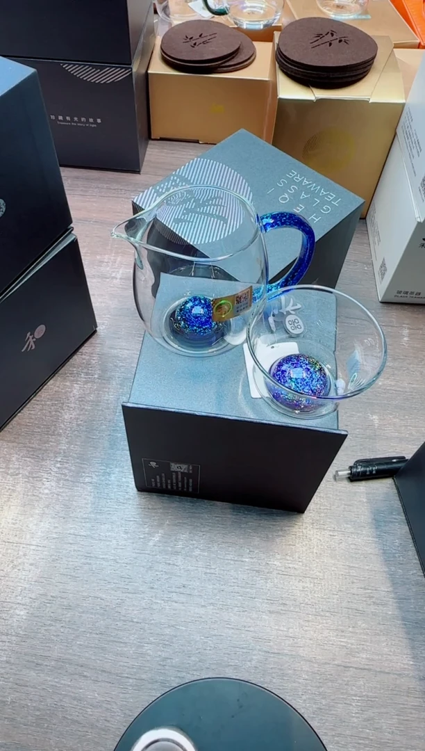 o****o禾器金标斑斓澄然宝蓝金+禾器斑斓青杯