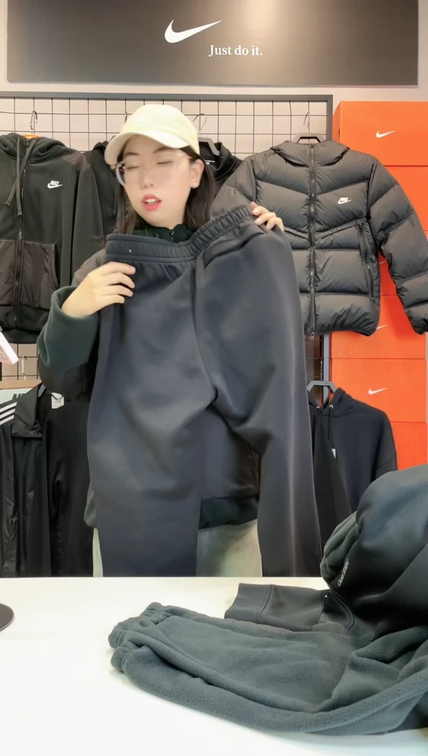 2708 黑色加绒直筒长裤L码130斤-150斤不退换