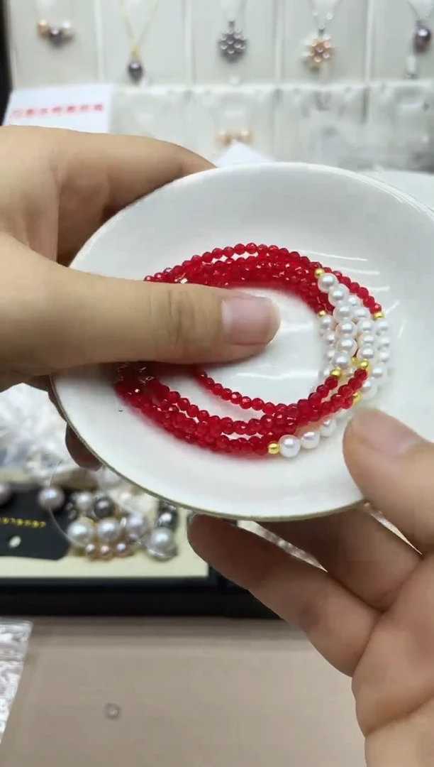 淡水珍珠手绳未镶嵌手链多其性发其一