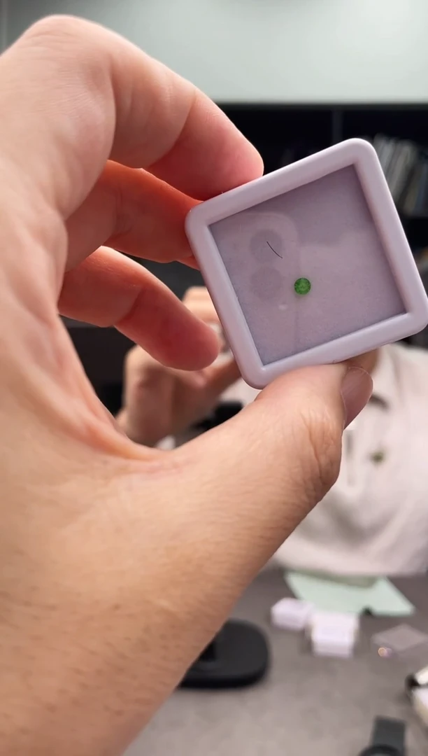 未镶嵌裸石翠榴石小**玉18分翠榴石