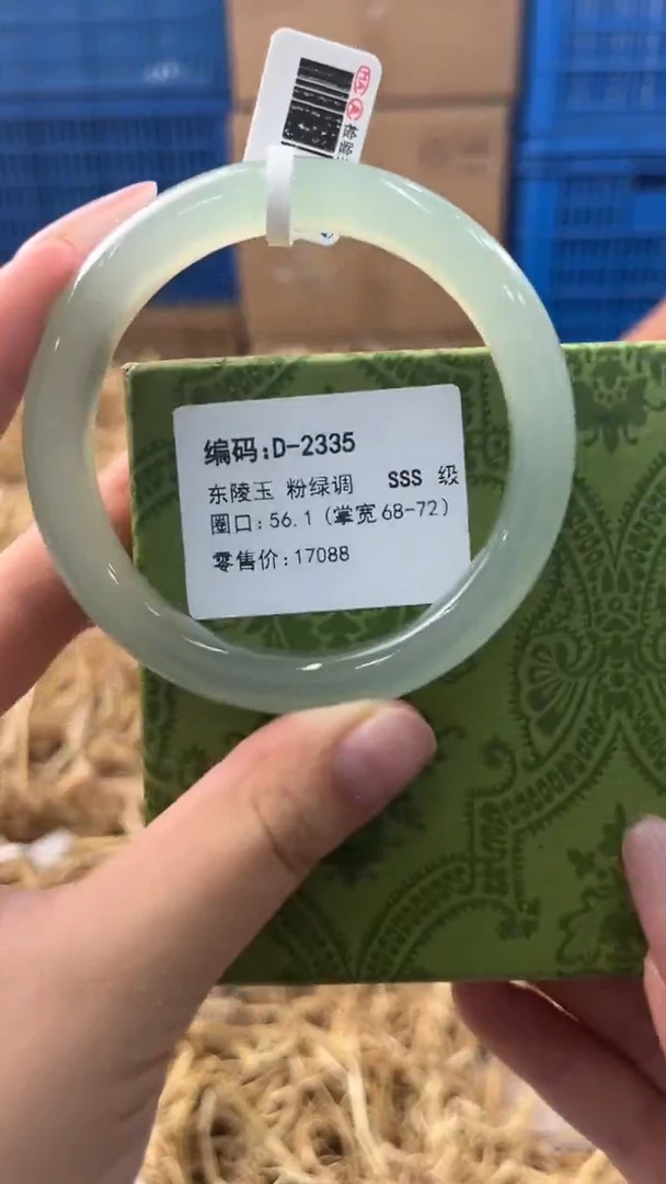 未镶嵌手镯石英质玉D2335