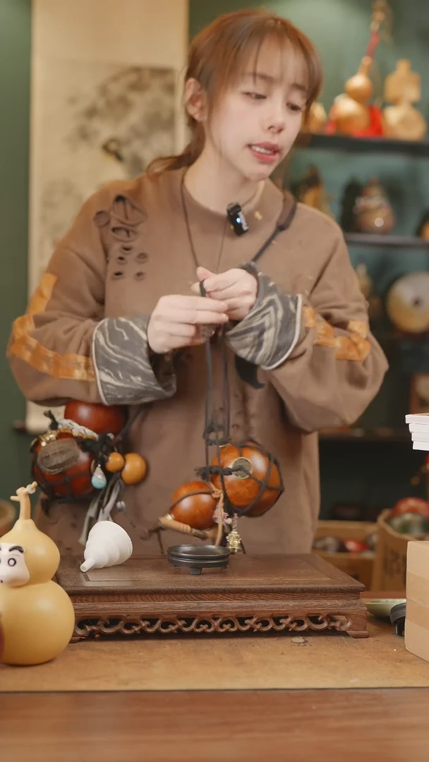 【闪购商品】283号精品天然大漆工艺防渗内胆酒葫芦~