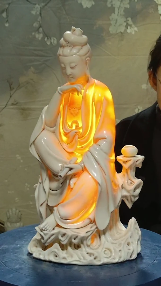 摆件用****8德化瓷观音造像