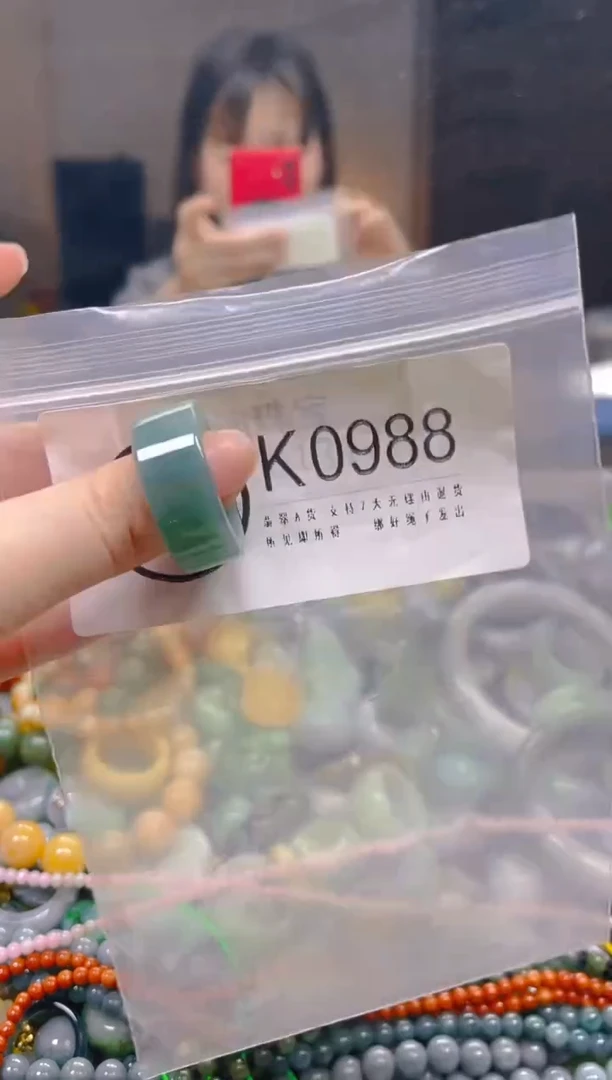 翡翠未镶嵌颈饰20圈/K/翡翠A货一图一物