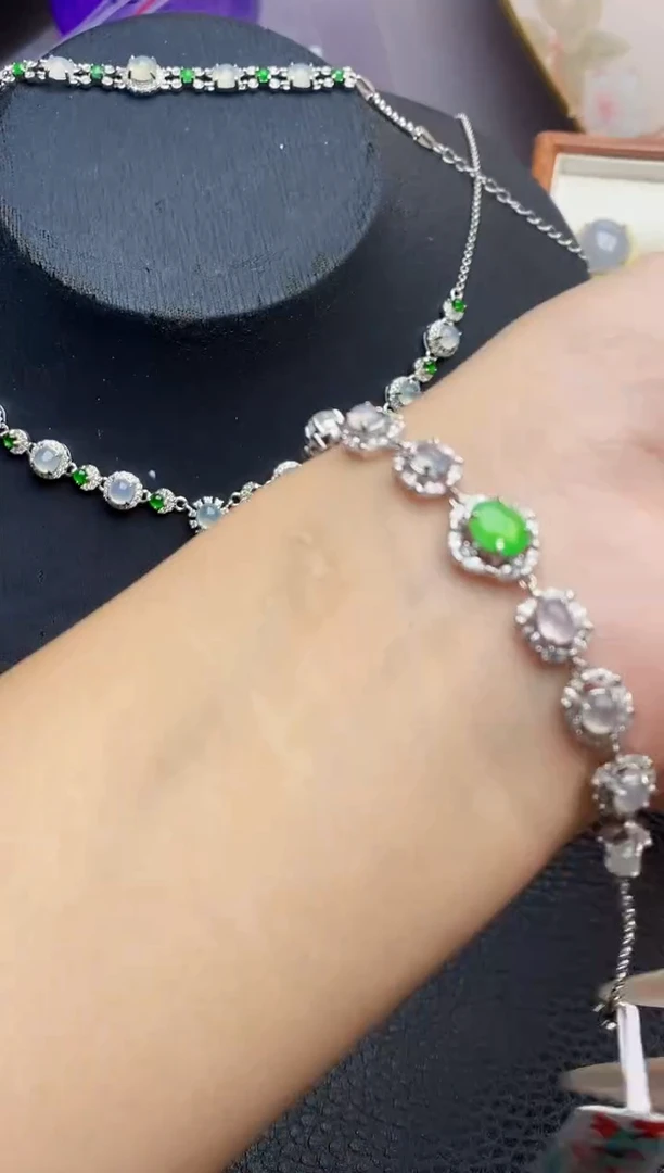 银S925镶嵌戒指翡翠1445