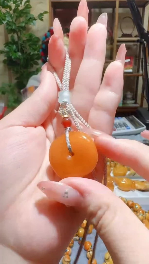 蜜蜡颈饰未镶嵌895天然蜜蜡珠宝奇石全都保真