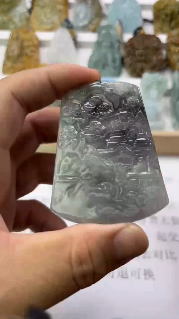 翡翠未镶嵌颈饰天然翡翠