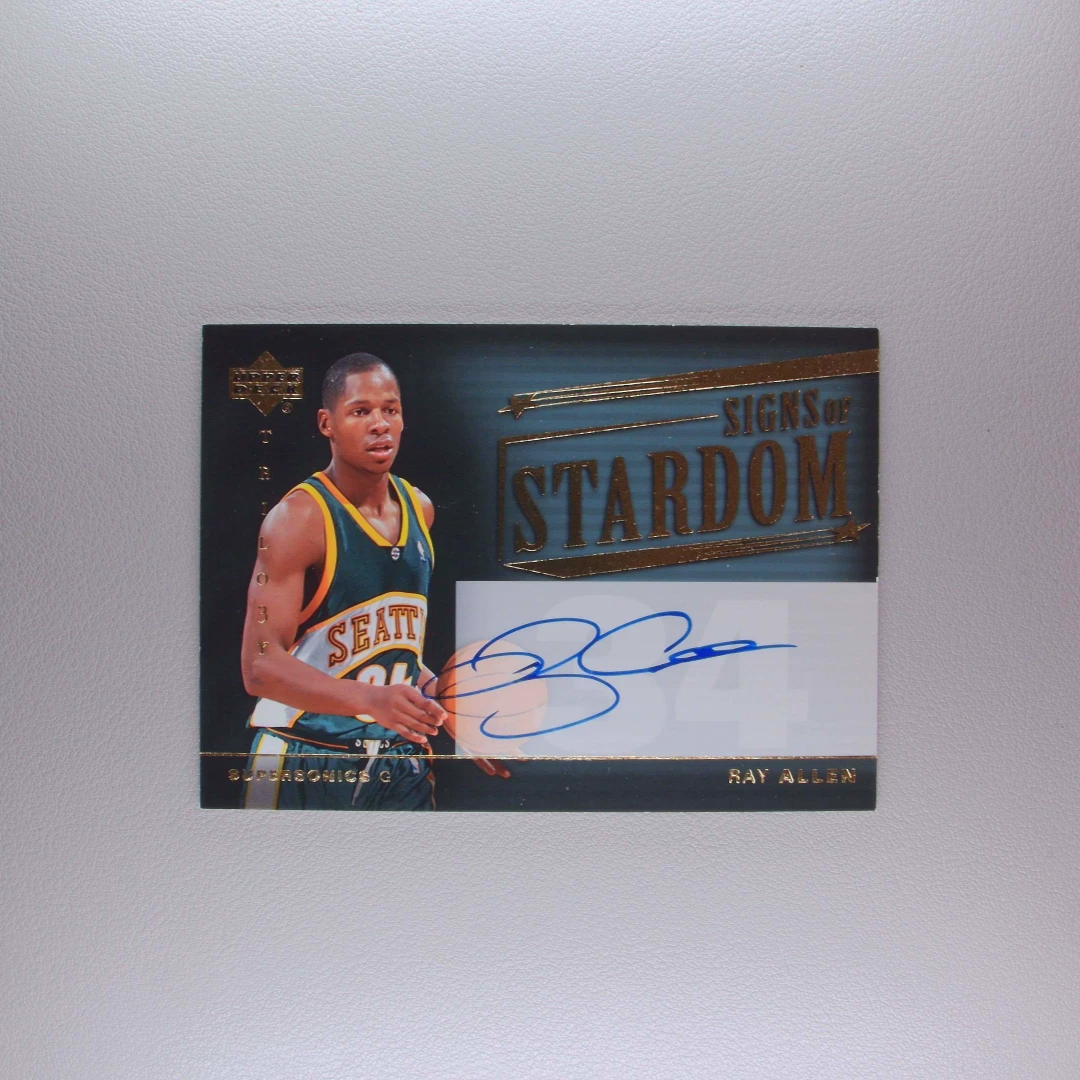 雷·阿伦 卡签 帕尼尼NBA国宝手提球星卡