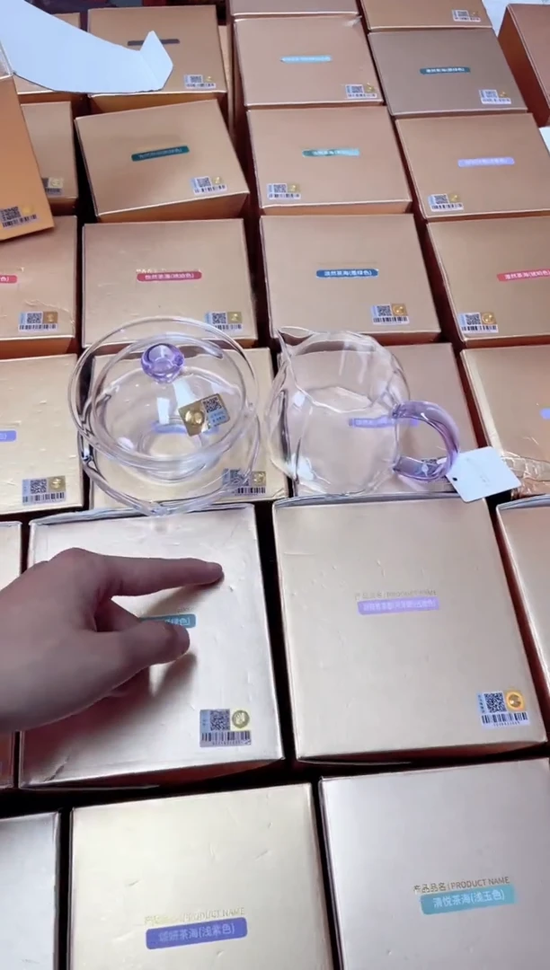 禅语盖碗浅紫+倾妍浅紫