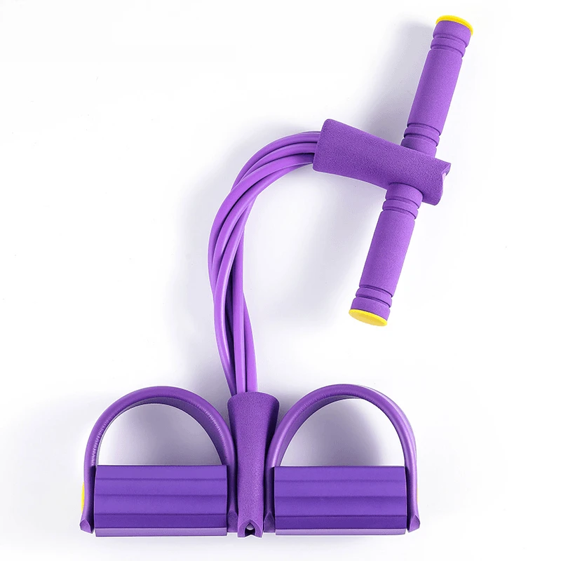 家用脚蹬拉力器运动健身器材家用弹力绳耐用瑜伽女仰卧起坐辅助